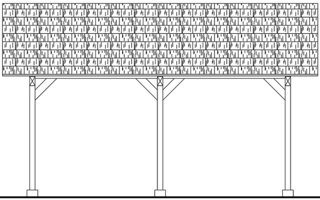 Right Elevation for House Plan #346750