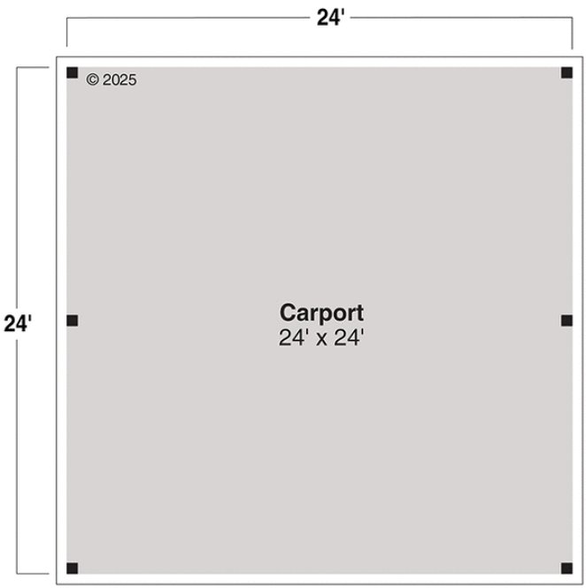 Main Floor Plan for House Plan #346750