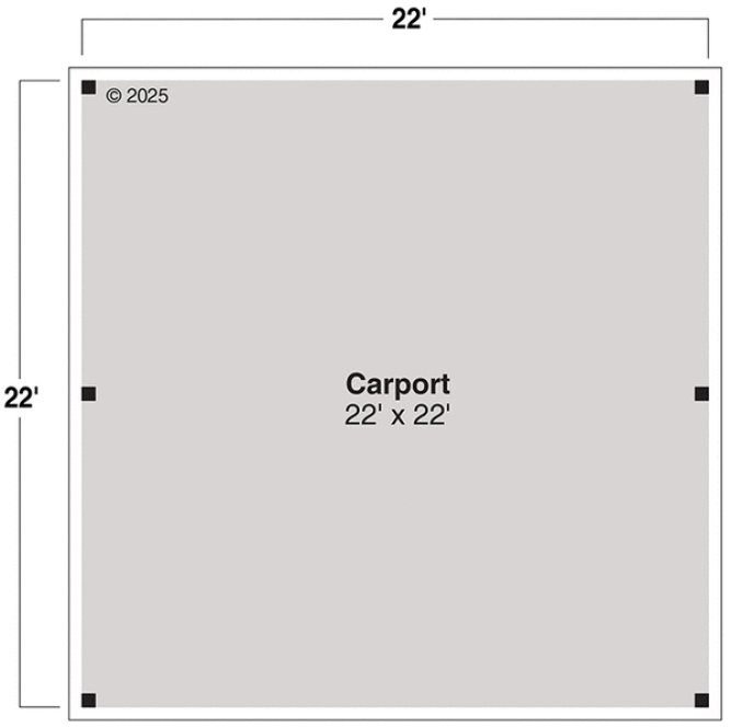 Main Floor Plan for House Plan #340484