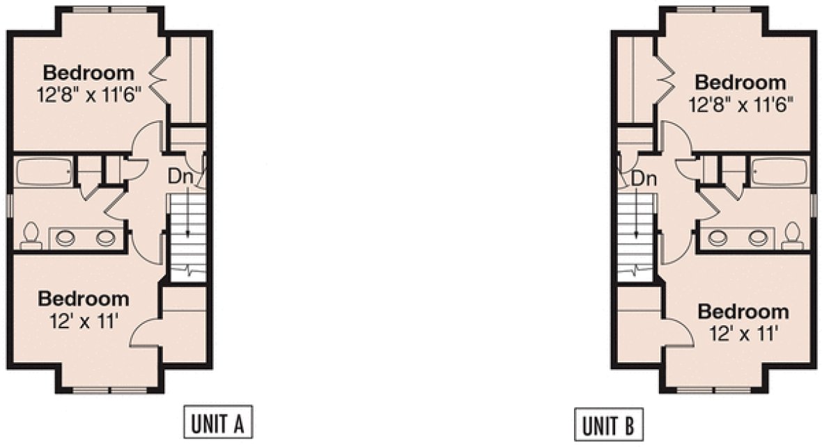 Second Floor Plan for House Plan #346772