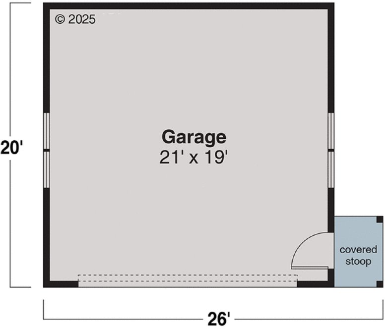 Main Floor Plan for House Plan #340440