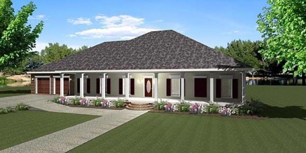 Full Rendering for House Plan #431832