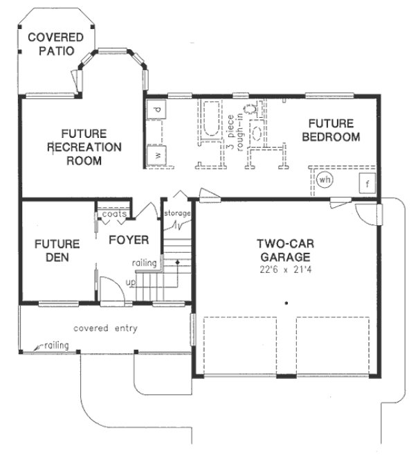 Basement Plan for House Plan #137319