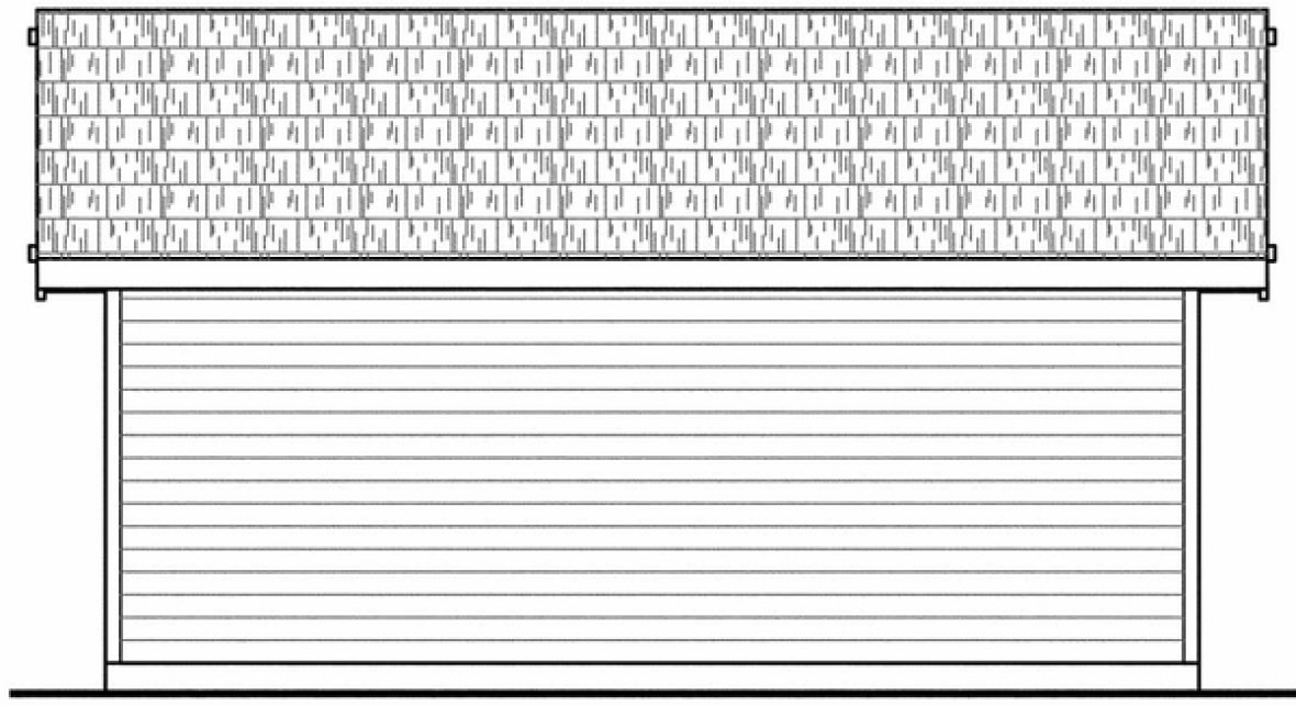Right Elevation for House Plan #346180