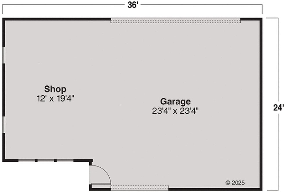 Main Floor Plan for House Plan #346180