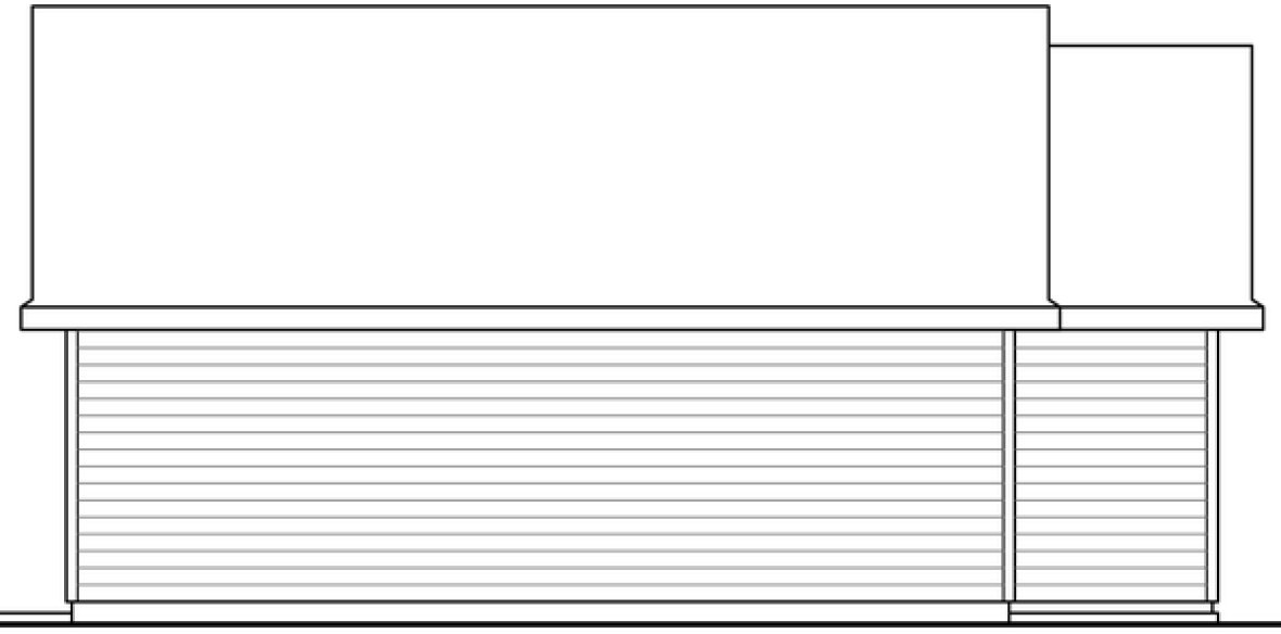 Right Elevation for House Plan #346721