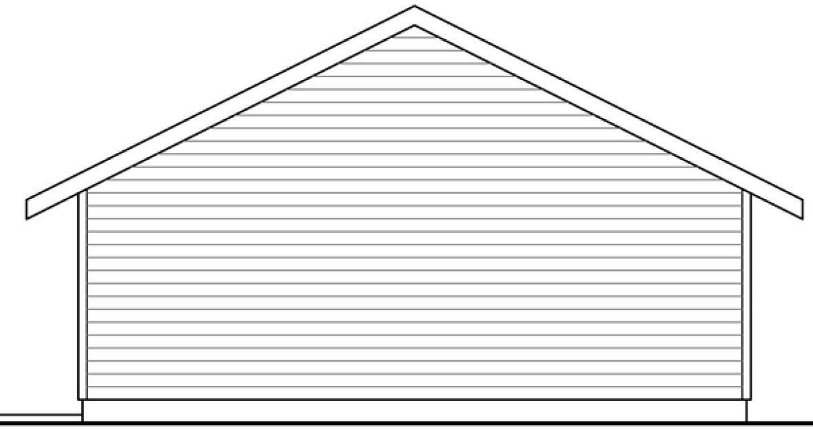 Right Elevation for House Plan #346760