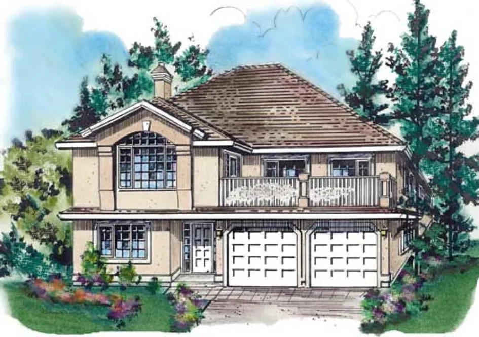 Full Rendering for House Plan #138319