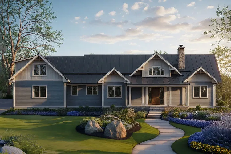 Full Rendering for House Plan #345913