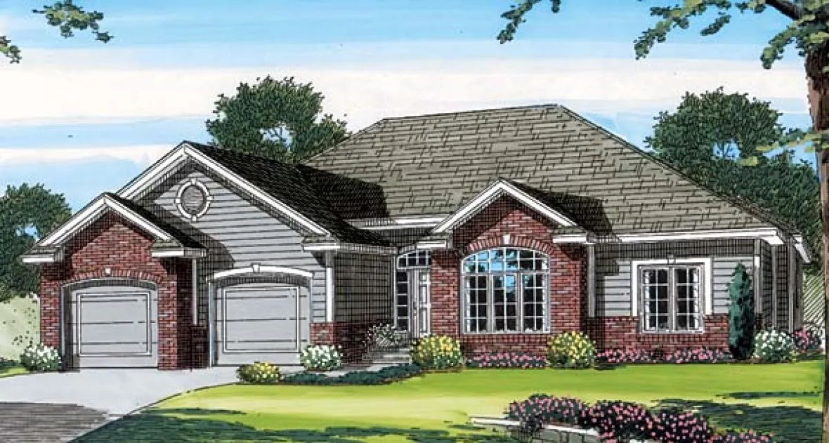 Full Rendering for House Plan #709981