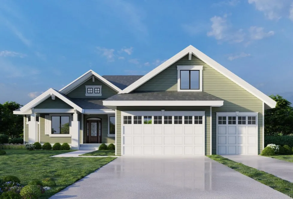 Full Rendering for House Plan #800751