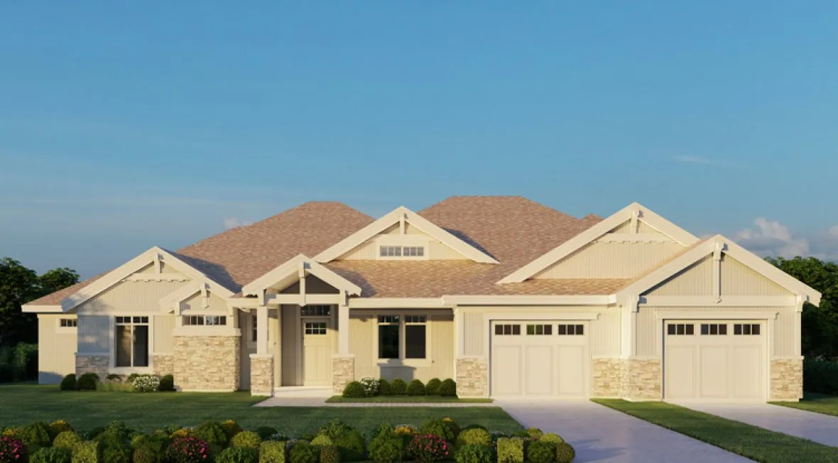 Full Rendering for House Plan #800662