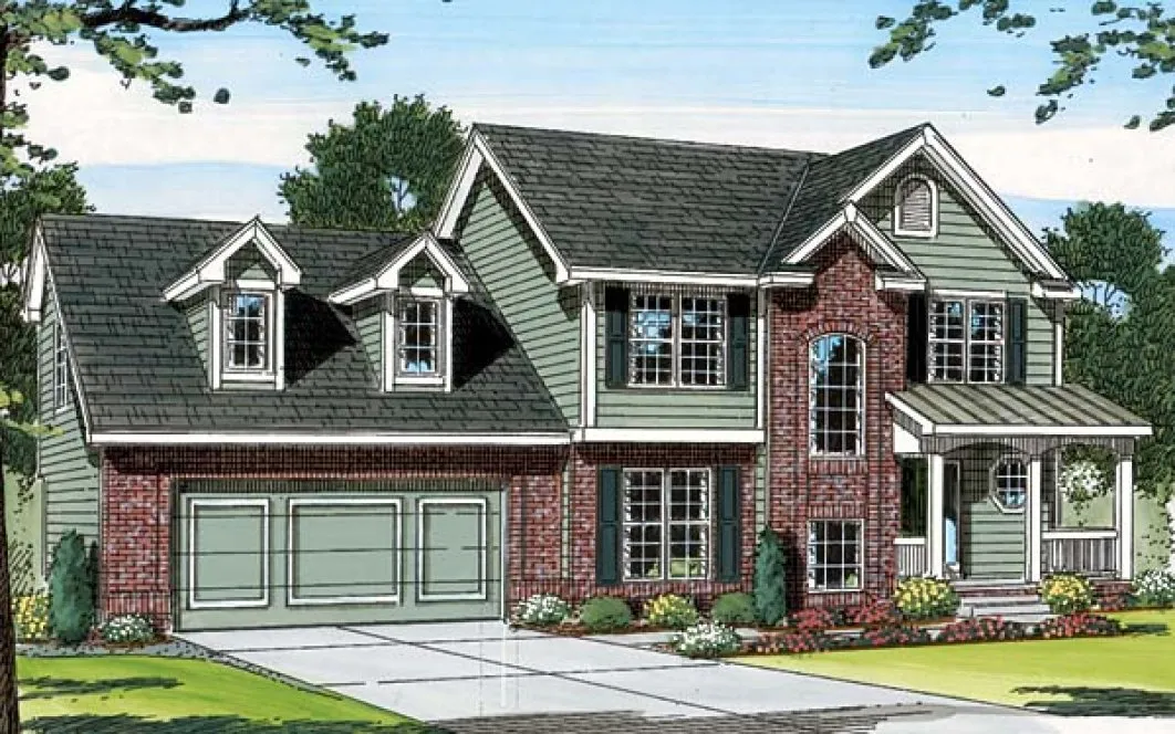 Full Rendering for House Plan #703871