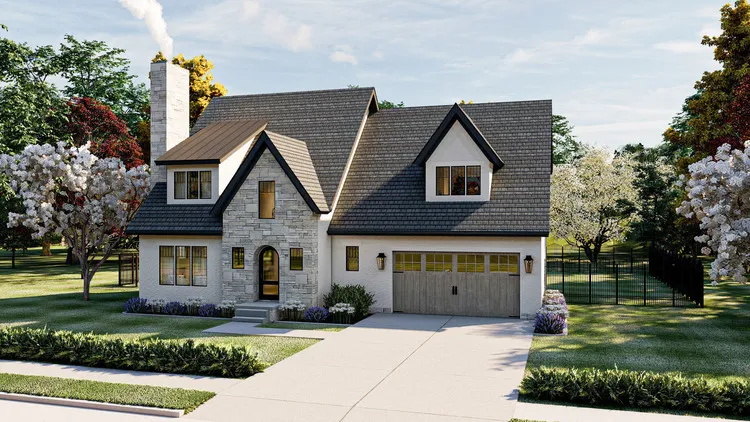 Full Rendering for House Plan #702502