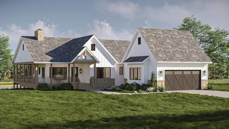 Full Rendering for House Plan #706581