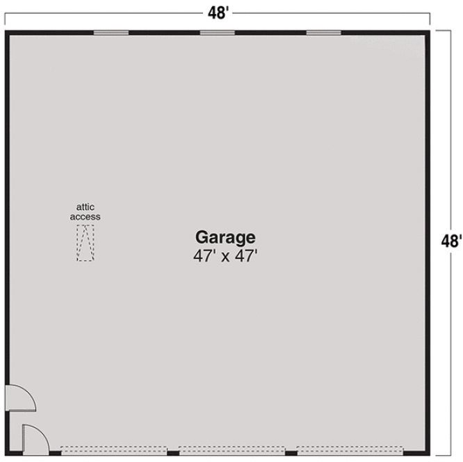 Main Floor Plan for House Plan #344032