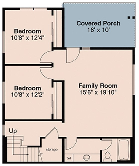 Basement Plan for House Plan #345402