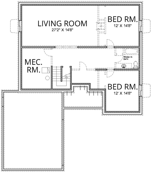 Basement Plan for House Plan #803151