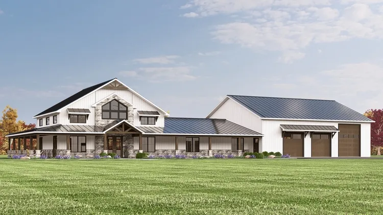 Full Rendering for House Plan #756223
