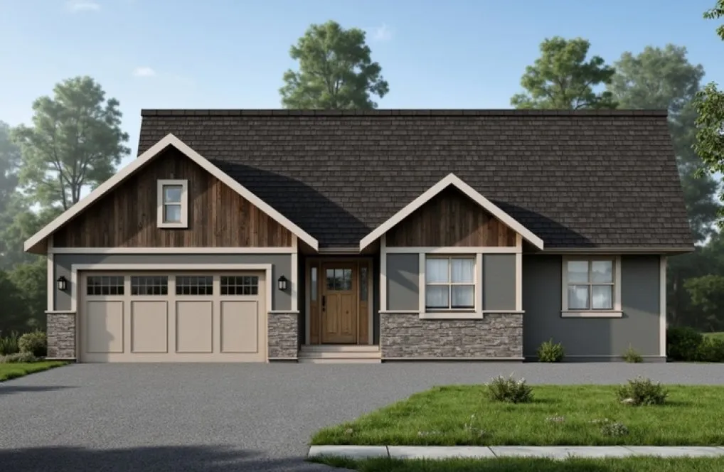 Full Rendering for House Plan #807951