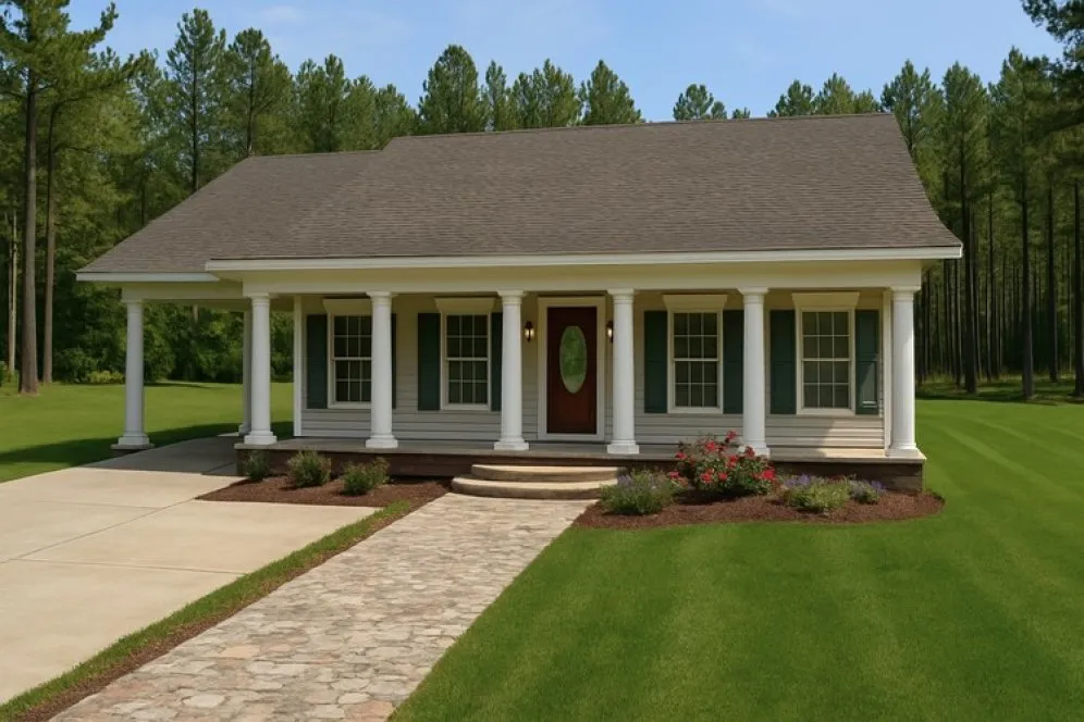 Full Rendering for House Plan #431031