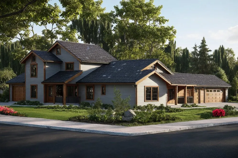 Full Rendering for House Plan #341432