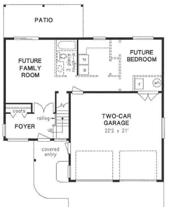 Basement Plan for House Plan #139319