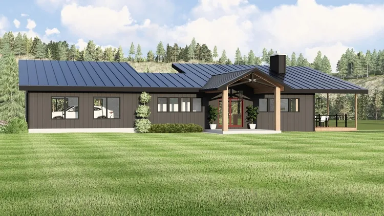 Full Rendering for House Plan #753421