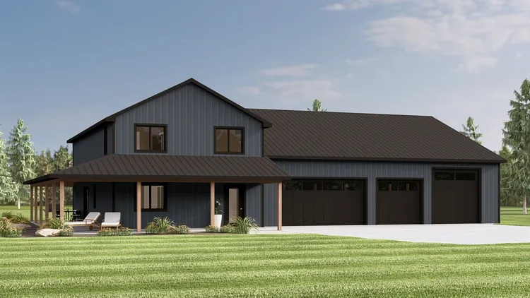Full Rendering for House Plan #750281
