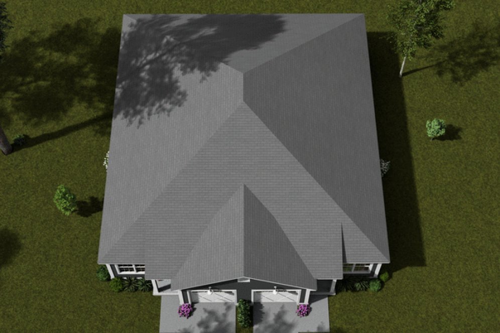 Left Elevation for House Plan #240422