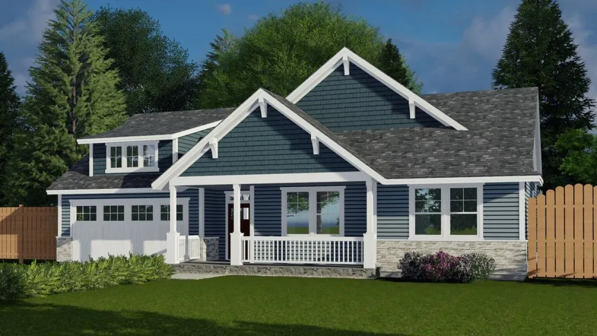Full Rendering for House Plan #856271