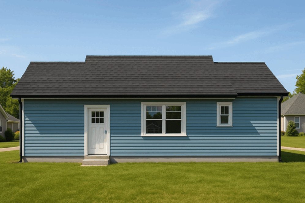 Rear Elevation for House Plan #808670