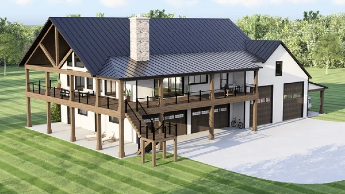 ExteriorPhoto for House Plan #750552