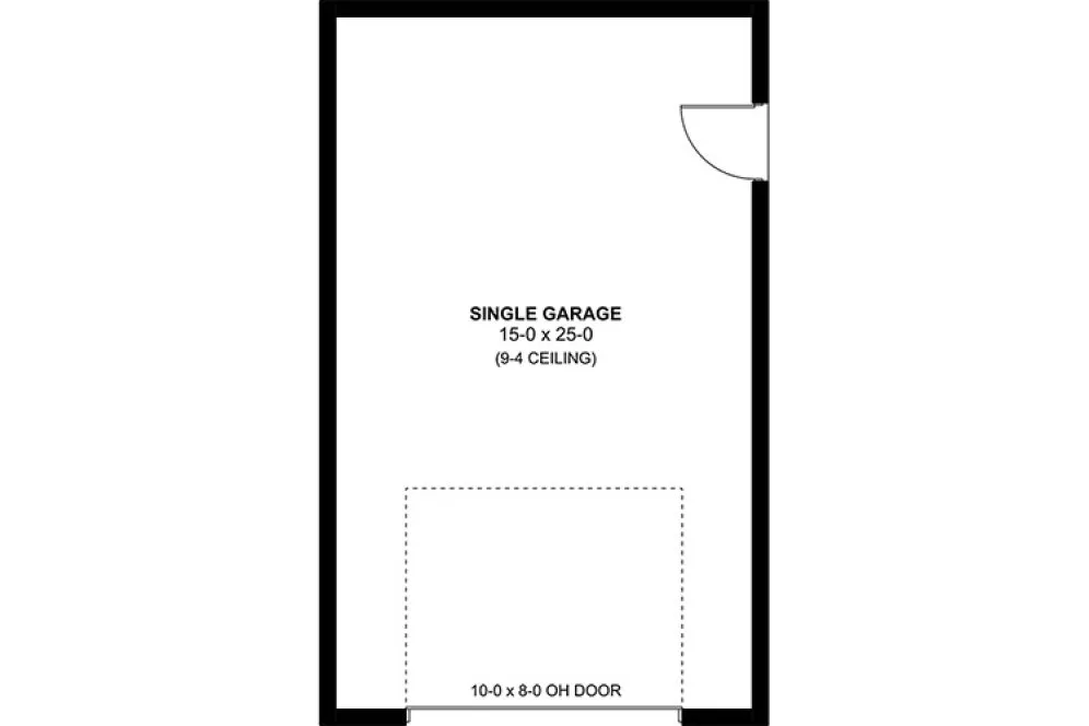 Main Floor Plan for House Plan #580416