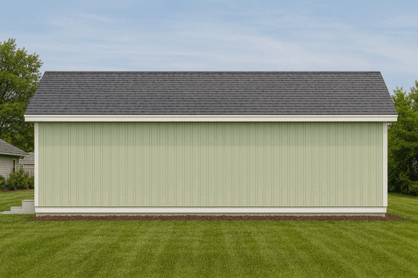 Right Elevation for House Plan #808001