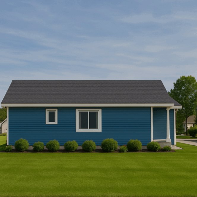 Left Elevation for House Plan #802321