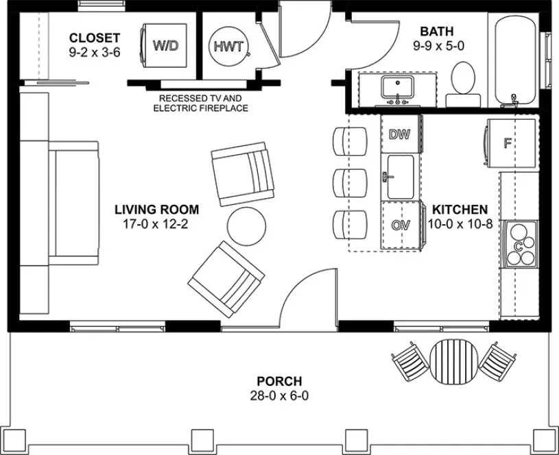 Main Floor Plan for House Plan #580476