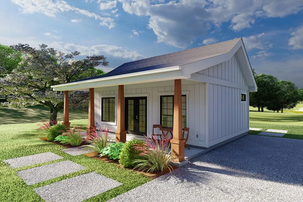 Full Rendering for House Plan #580476