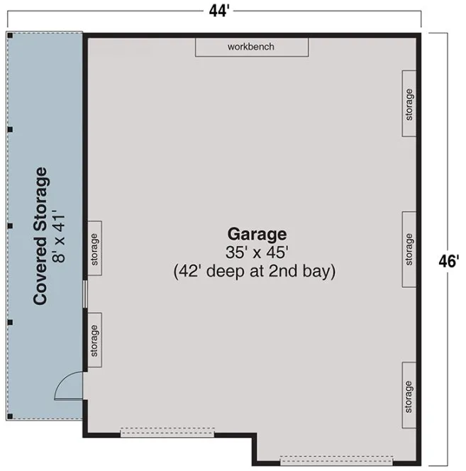 Main Floor Plan for House Plan #342061
