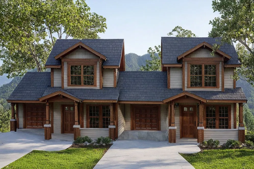 Full Rendering for House Plan #342581