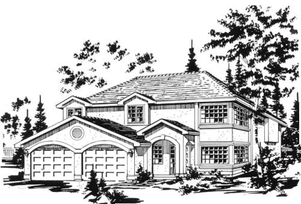 Full Rendering for House Plan #133419
