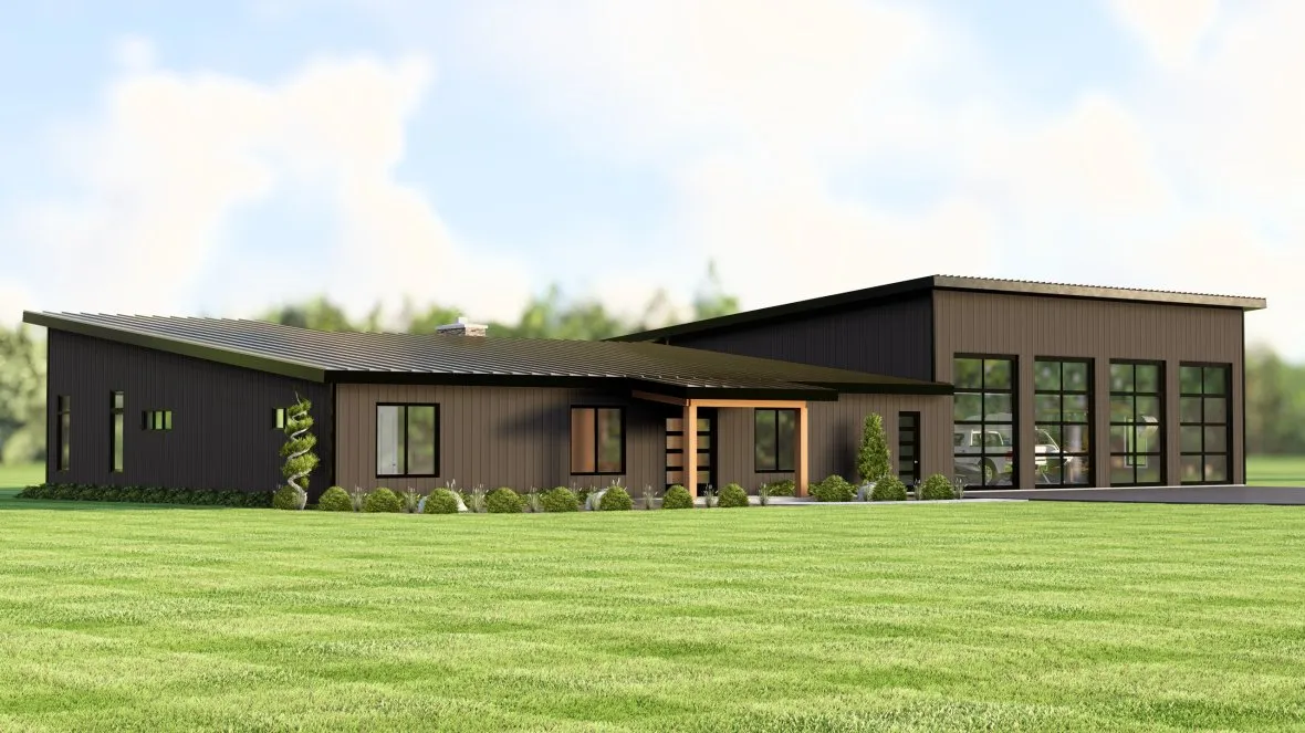 Full Rendering for House Plan #750982