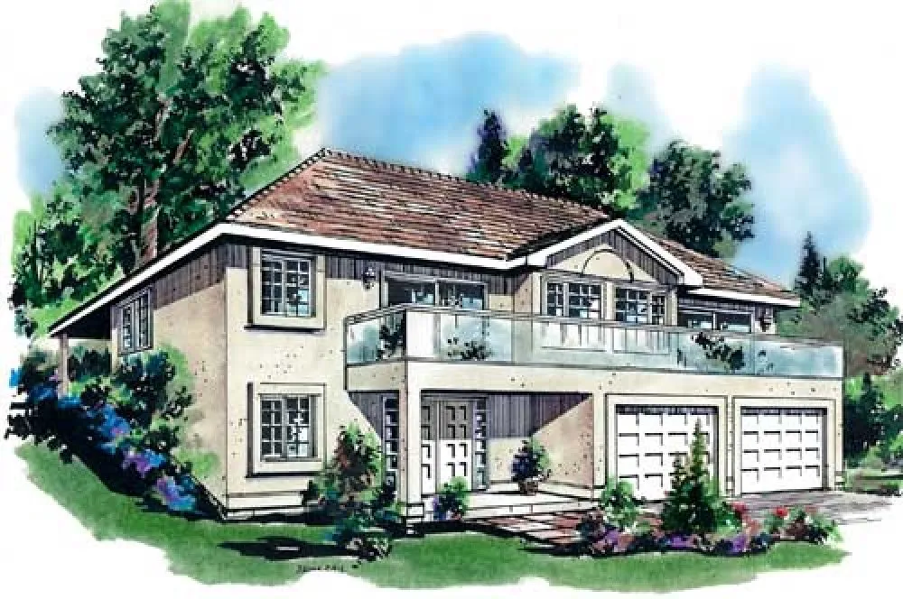 Full Rendering for House Plan #134419