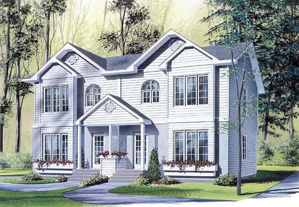 Full Rendering for House Plan #144003