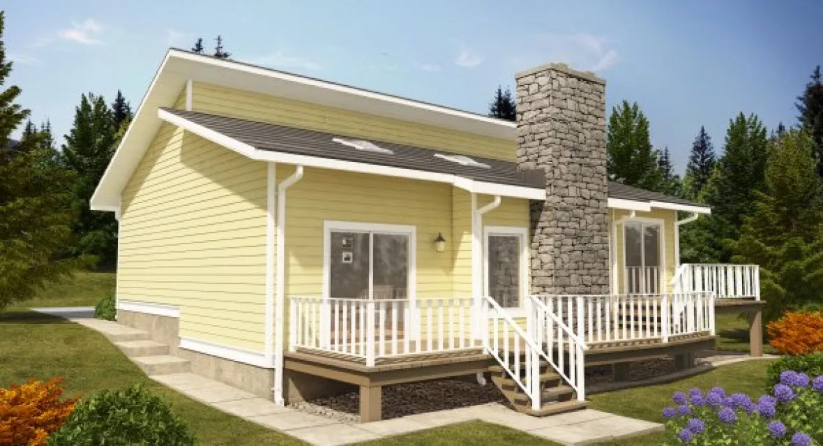 Full Rendering for House Plan #222175