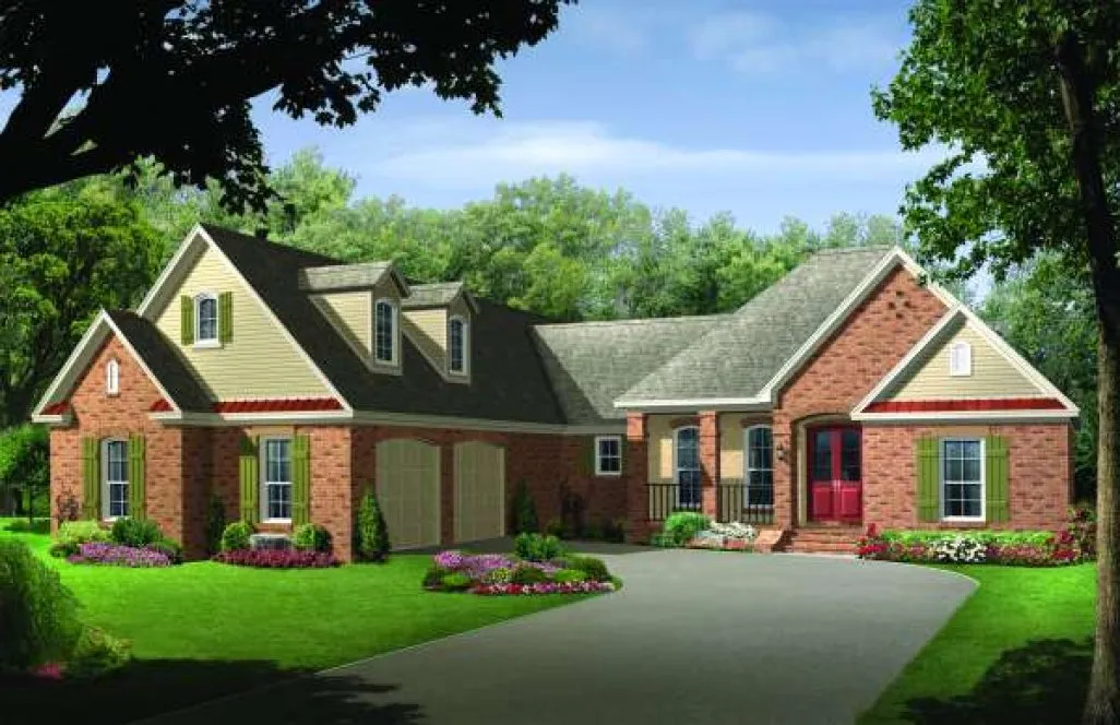 Full Rendering for House Plan #210042