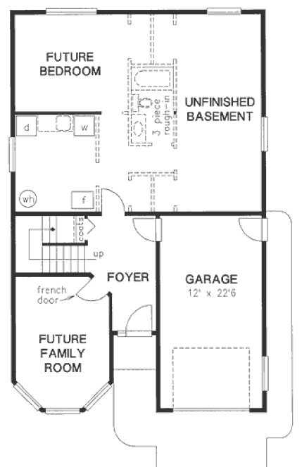 Basement Plan for House Plan #137419