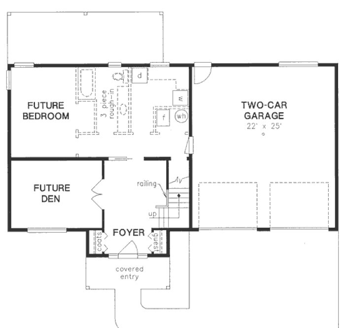 Basement Plan for House Plan #139419
