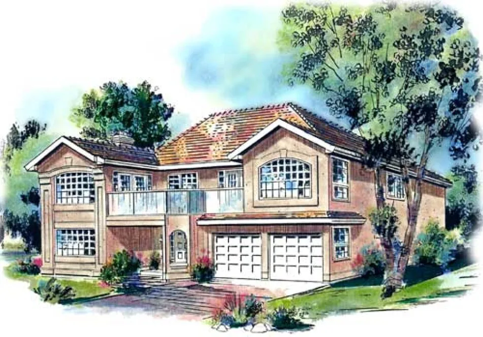 Full Rendering for House Plan #132619