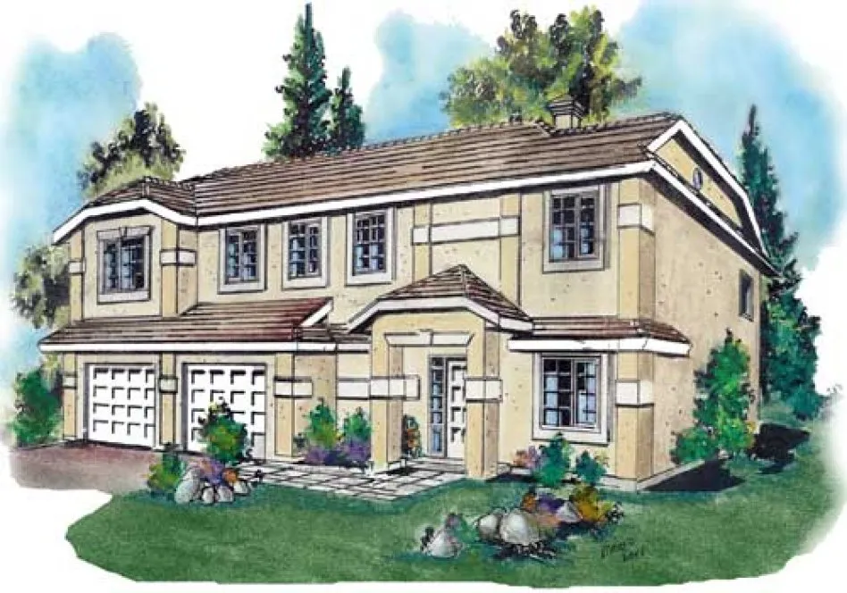 Full Rendering for House Plan #134129